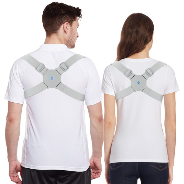 Adjustable Spine Back Support Posture Sensor Belt (random Color)